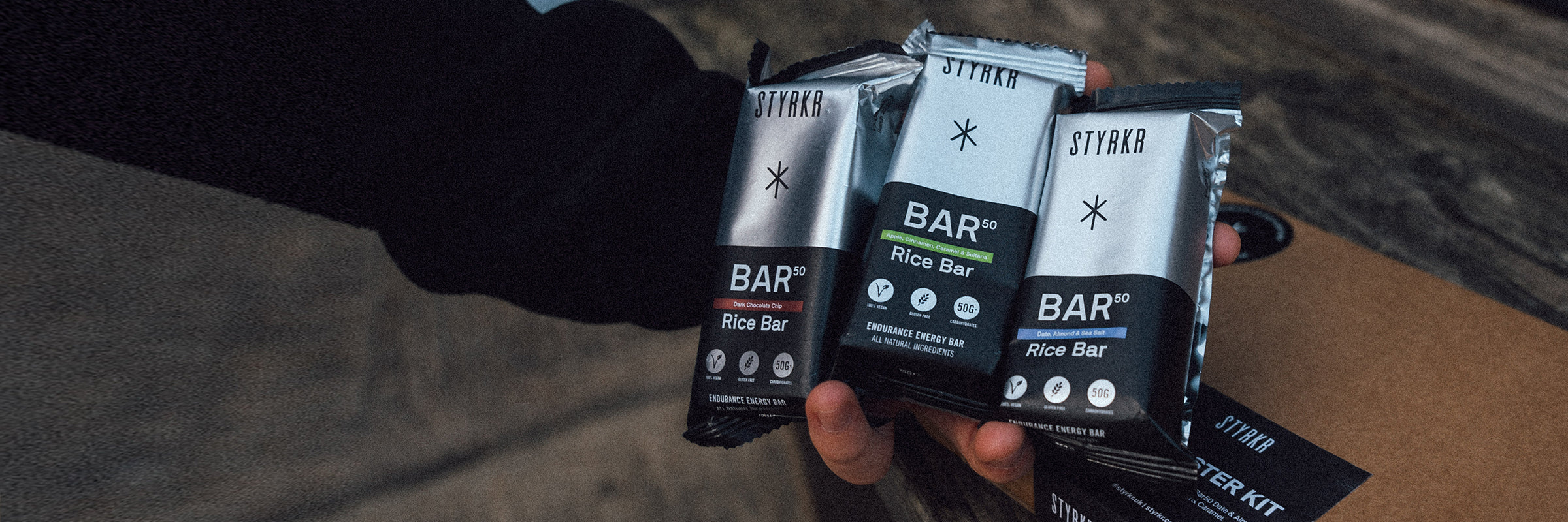 BAR50 Styrkr energy rice bars