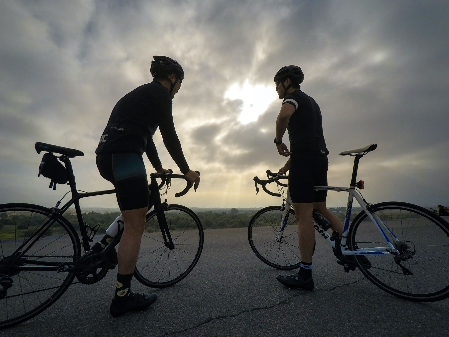 riding with friends to build your confidence