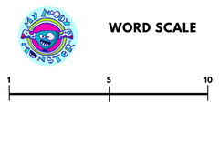 Blank Word Scale