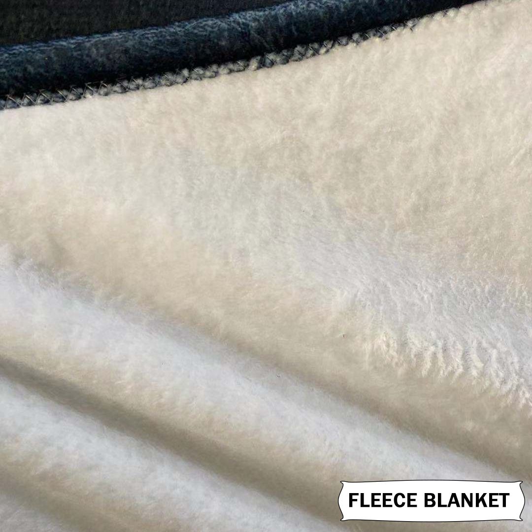 Dachshund Dog Saying House Rules Printed Fleece Blanket
