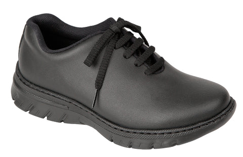 unisex sliip on black shoes with non slip sole fo rdoctors, nurses, dentists, veterinary, waiters, waitresses