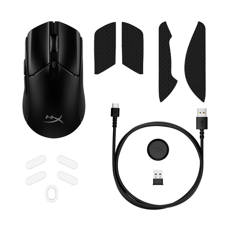 HyperX Pulsefire Haste 2 - Souris sans fil gaming (noir)