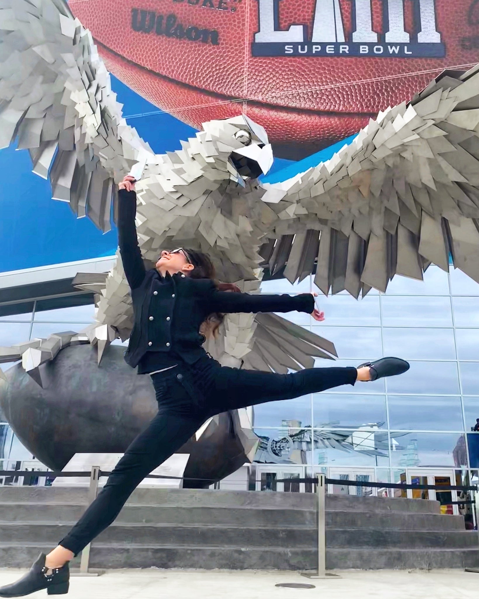 Super Bowl 53 Tailgate Party ATL Missy Patterson Jump For Joy