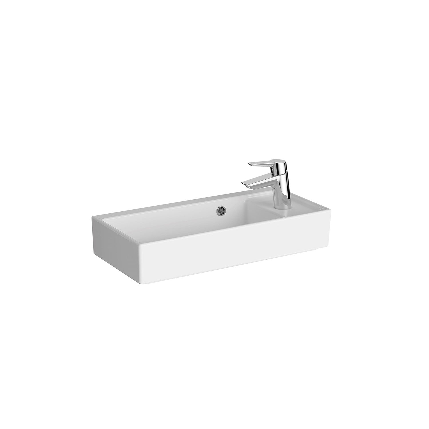 Vesta handrinse basin in a white finish