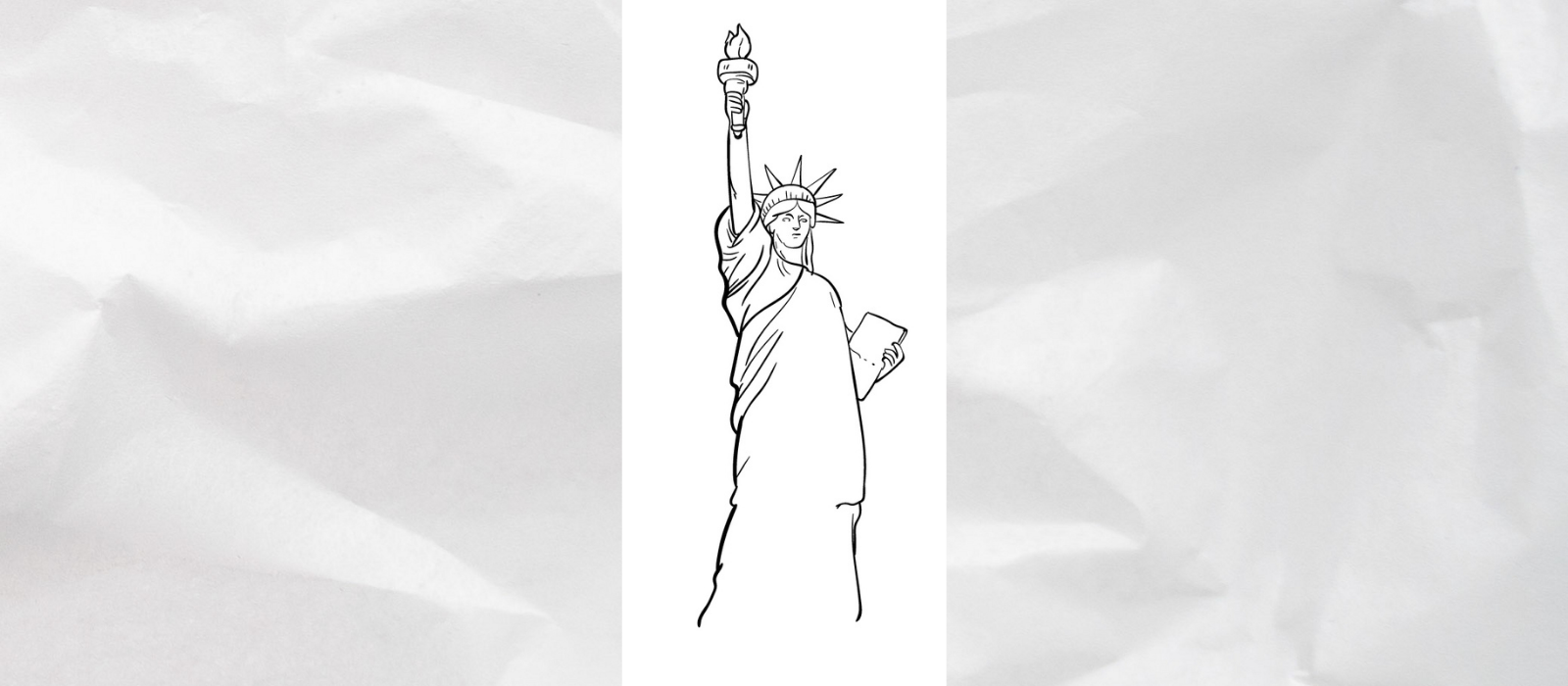 comment dessiner la statue de la liberté