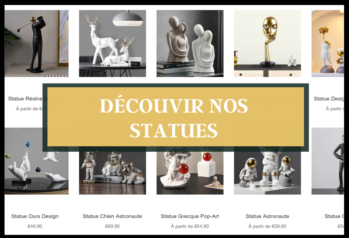 boutique de statues