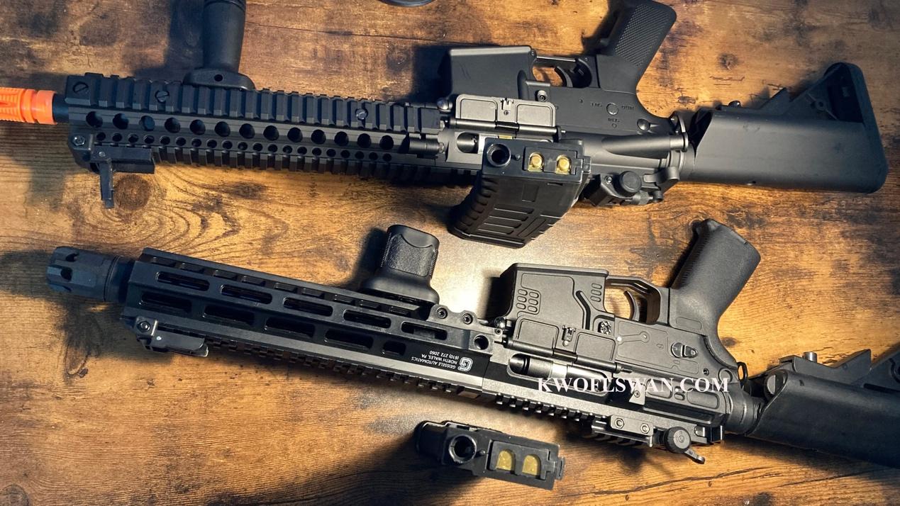 MK18 vs. SLR Gel Rifles