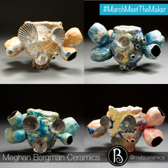 Ceramic Barnacle Cups | Coastal & Nautical Decor | Handmade Pottery & Ceramics Inspired by Nature | Meghan Bergman | Meet The Maker Series