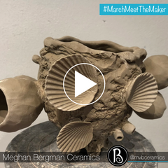 Claymation of Barnacle Cup | The Process | Meghan Bergman Ceramics | Meet The Maker Series