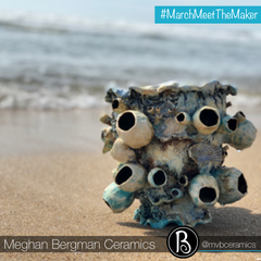 Ceramic Barnacle Sculpture by the Ocean | Handmade Pottery & Ceramics Inspired by Nature | Meghan Bergman Ceramics | Meet The Maker Series