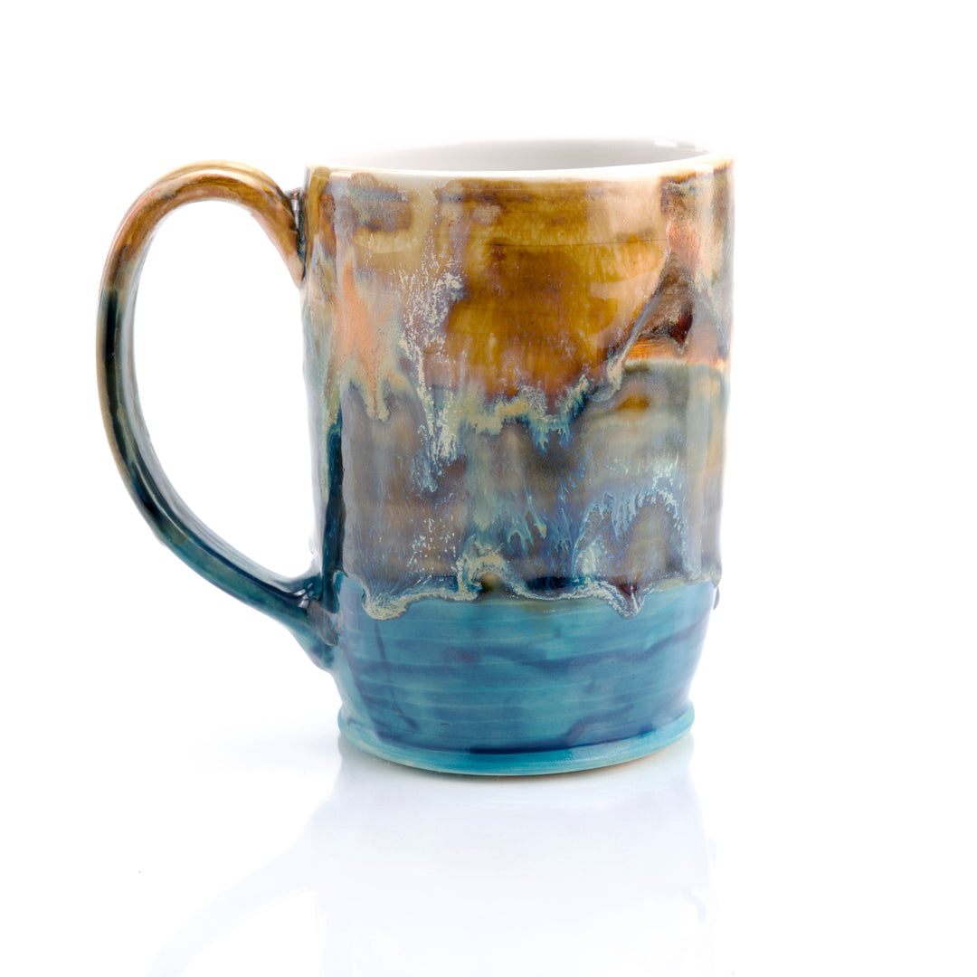 Latte / Cappuccino Mug 12 oz - Ocean Sunset