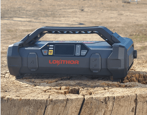 The Best Portable Car Jump Starter with Air pump - lokithor ja302