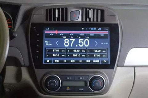 Automobile display panel, play music