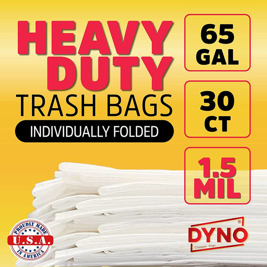 Dyno Products Online 95-96-Gallon, 1.5 Mil Thick Heavy-Duty Black