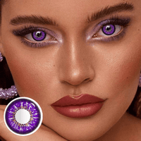 MYEYEBB Purple Cosplay Colored Contact Lenses