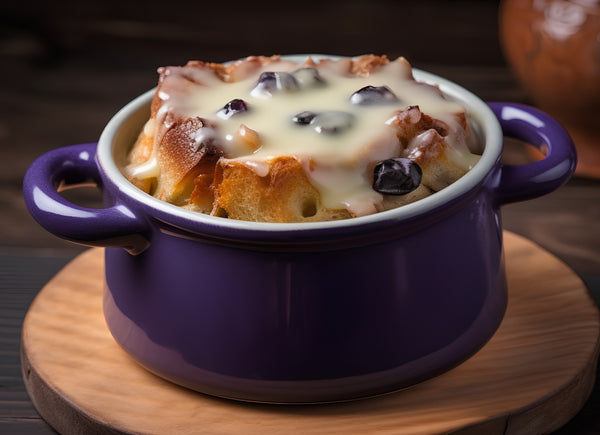 bread pudding in a cup