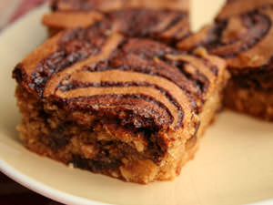 Peanut Butter Swirled Brownies