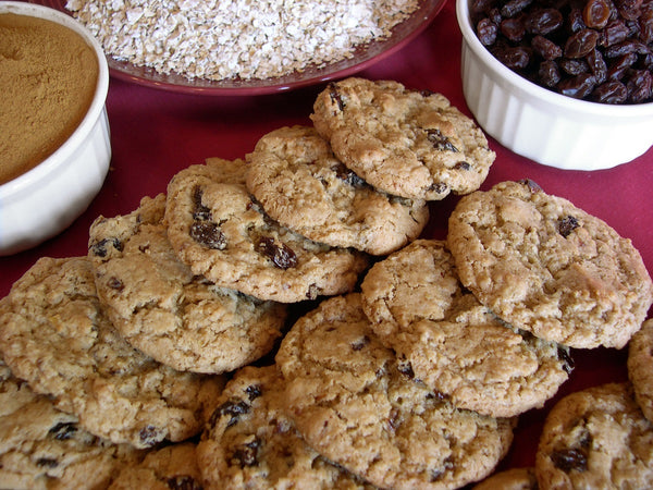 Rum Raisin Oatmeal Cookies