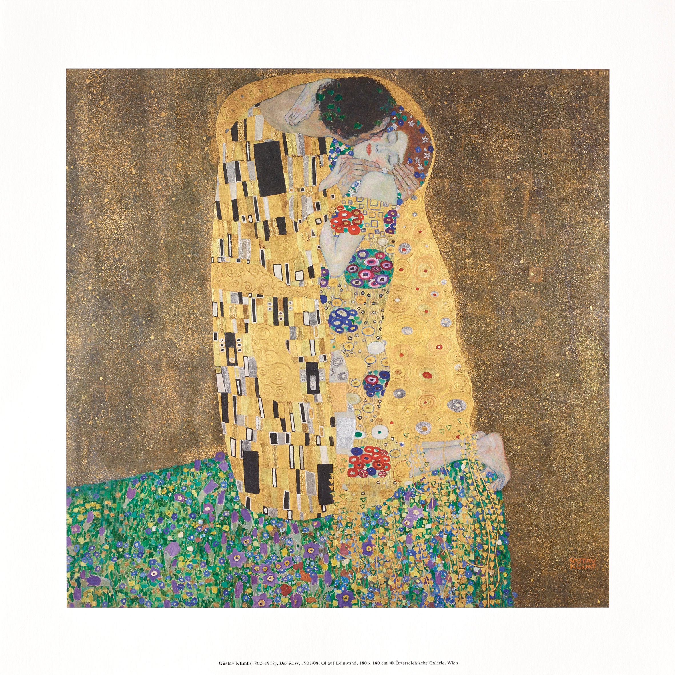 Kiss Art Print, Klimt
