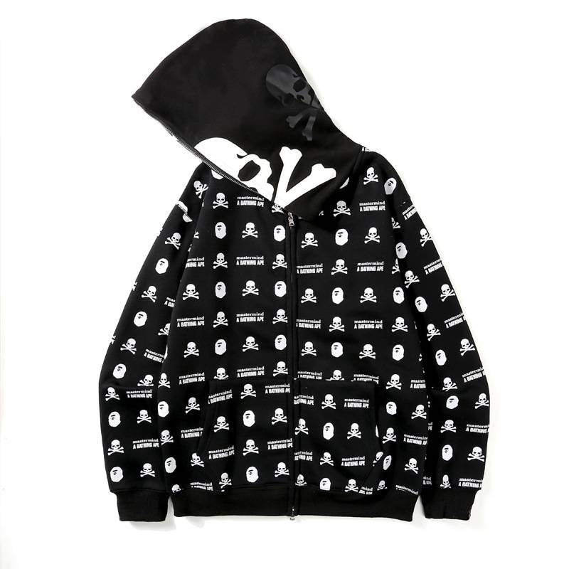 BAPE Cardigan Skull Hoodie