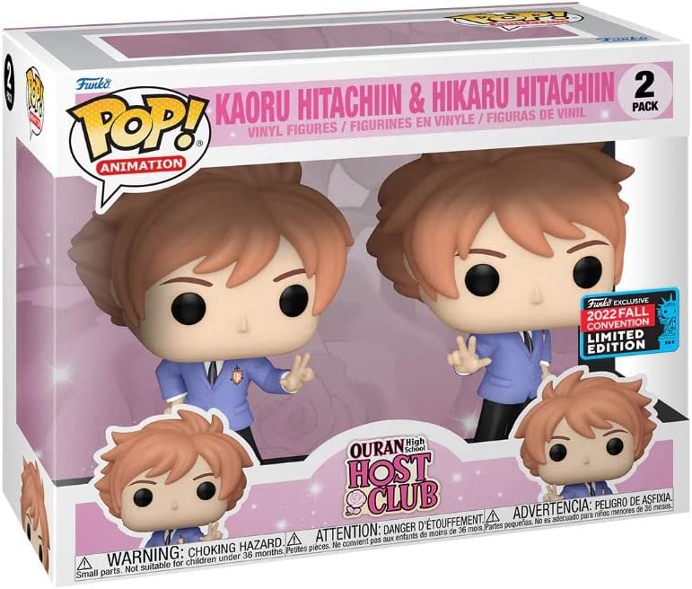 Ouran High School Host Club Kaoru Hitachiin Hikaru Hitachiin Pop! Vinyl  Figure 2-Pack (2022 Fall Convention Exclusive) 