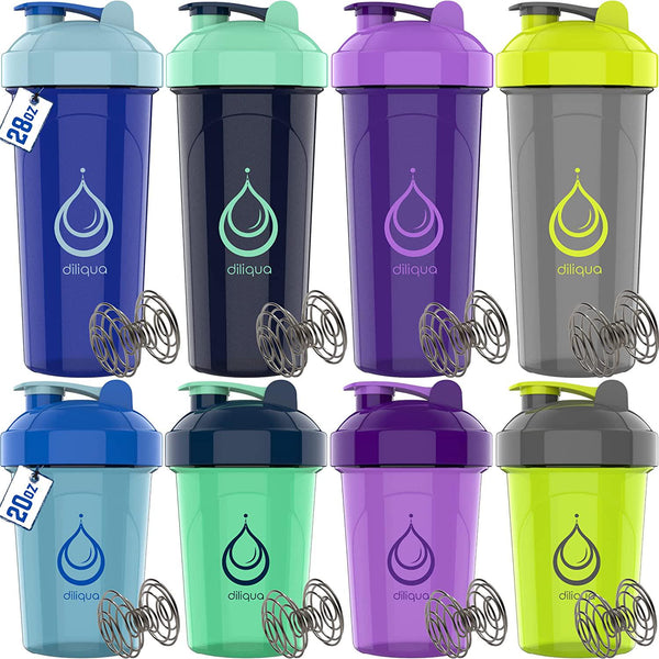 diliqua -3 PACK- Shaker Bottles for Protein Mixes & Squeeze Bottle |  BPA-Free & Dishwasher Safe | La…See more diliqua -3 PACK- Shaker Bottles  for