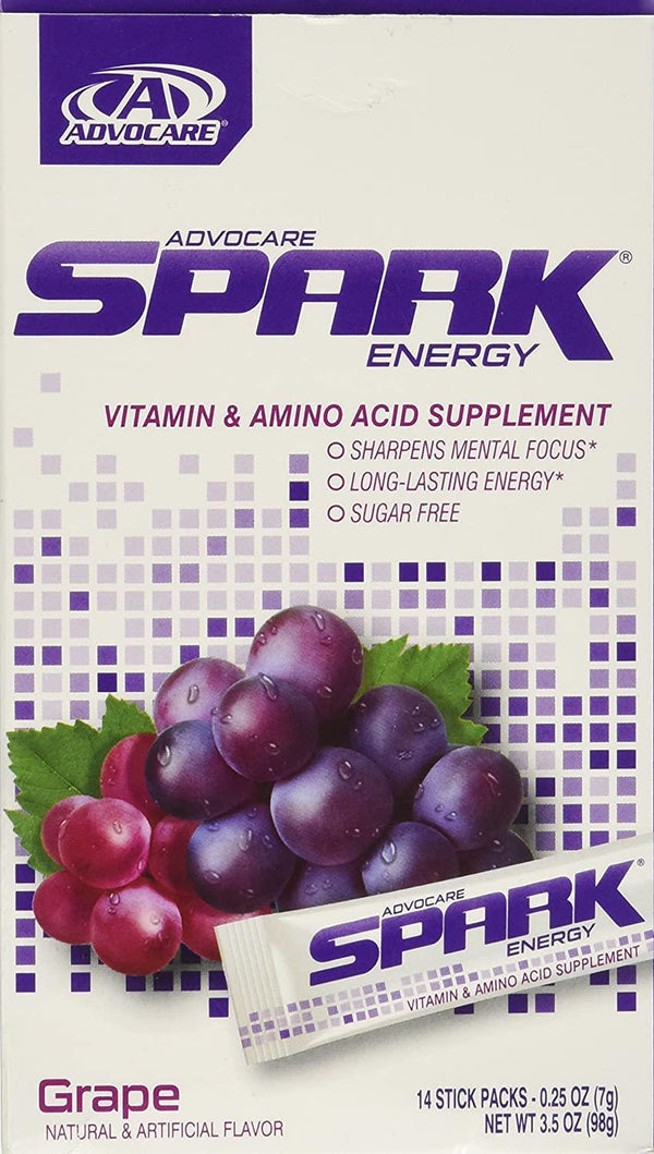 Advocare Spark Energy Drink 14 single serve pouches - Cherry