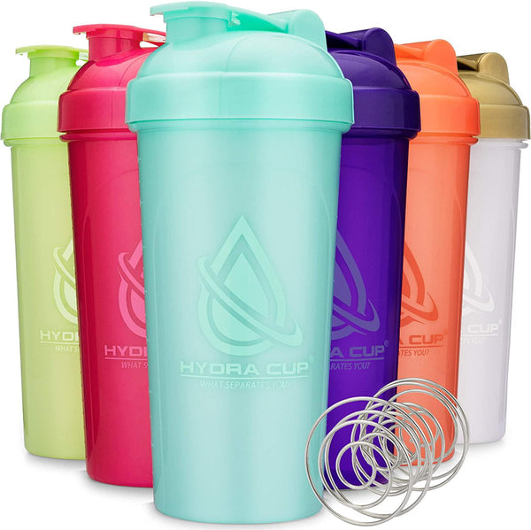 Hydra Cup 5 Pack OG Shaker Bottles Stand Out Women's Colors & Logos 28 Oz