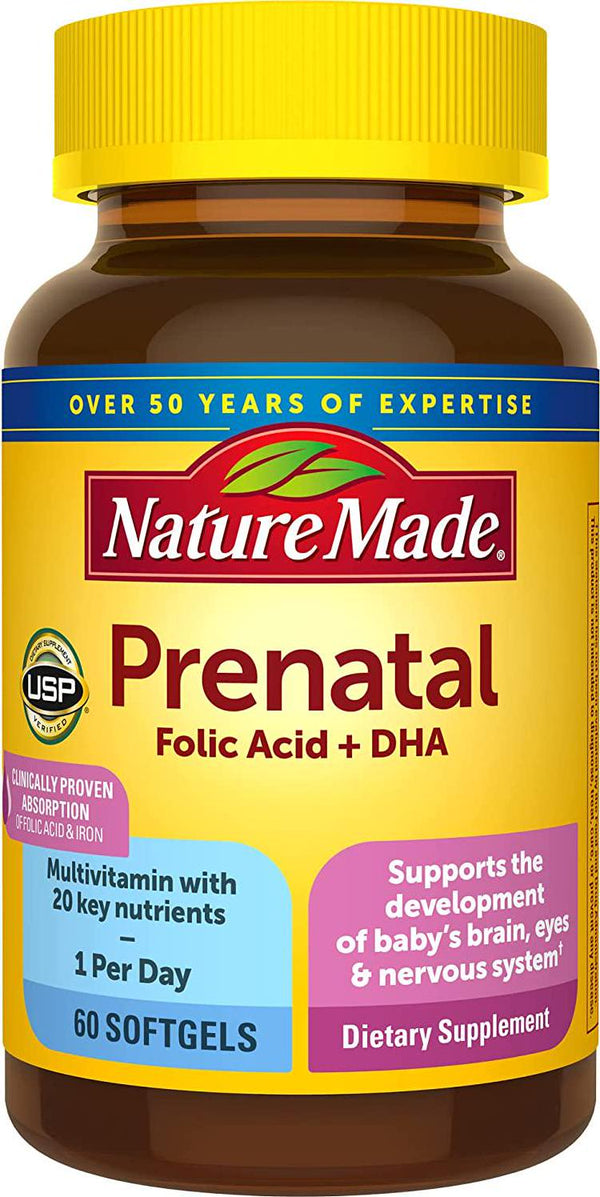  PURE SYNERGY PureNatal Prenatal Vitamins, Vegan Supplement  Made with Organic Whole Foods, with Natural Iron, Folate, and Choline