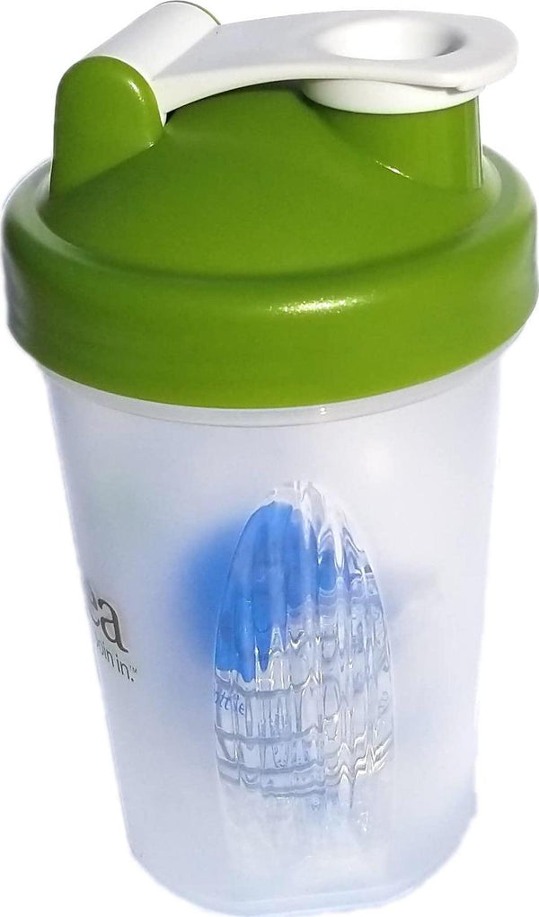 Hydro2Go 16 OZ Protein Shaker Bottle with Mixer Ball and 2 Interlocking  Storage