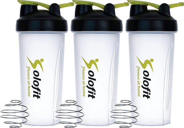 diliqua -10 Pack- Shaker Bottles for Protein Mixes | BPA-Free & Dishwasher Safe | 5 Large 28 oz & 5 20 oz Small Protein Shaker Bottle | Shaker Cups