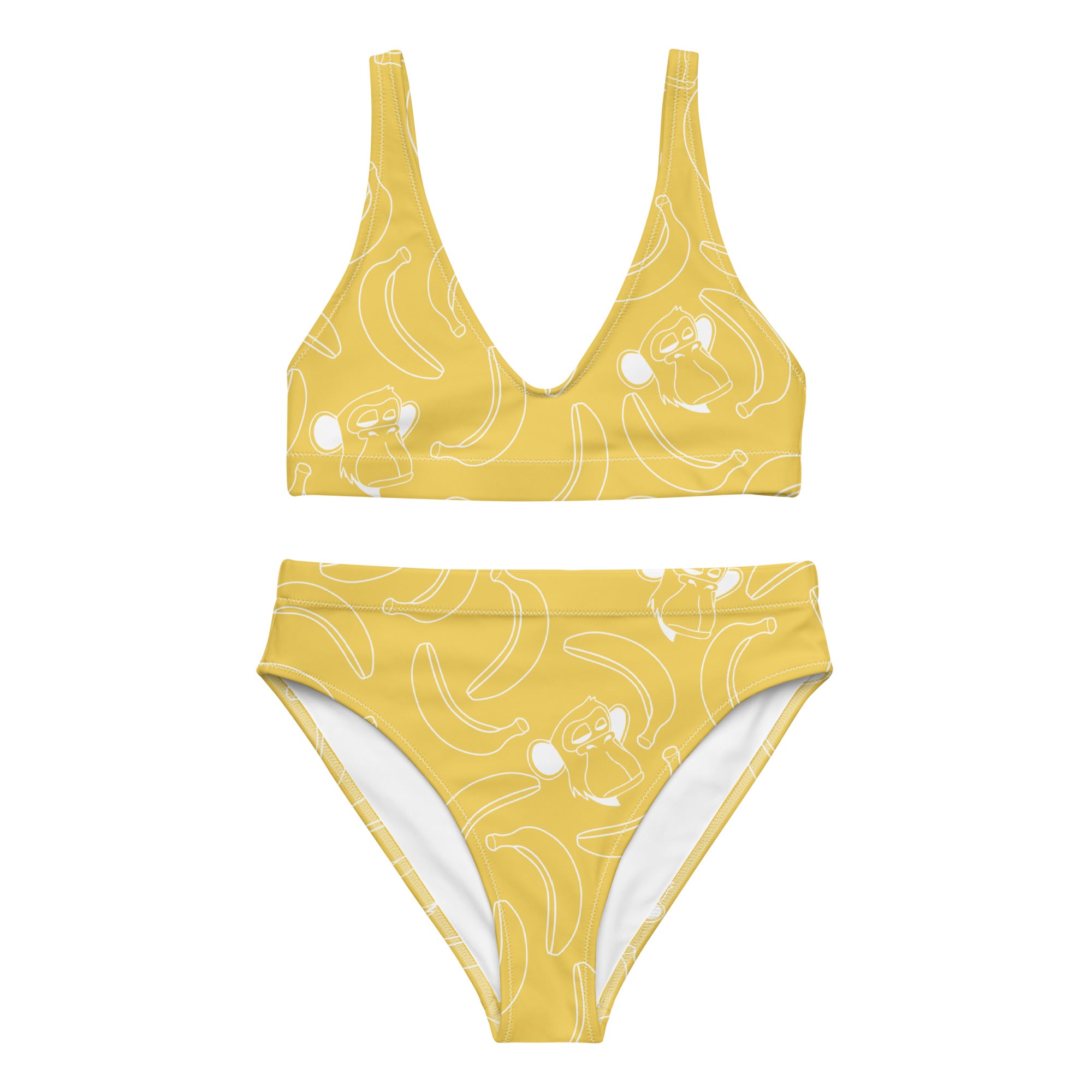 Simple Lines Recycled High-Waisted Bikini