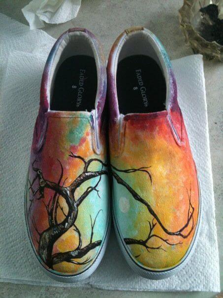 Colorful Tree Sneakers