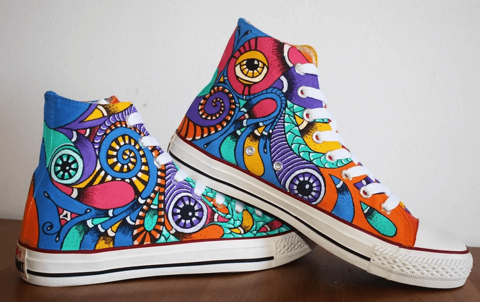 16 Unique DIY Sneakers Painting Ideas (with Pictures)