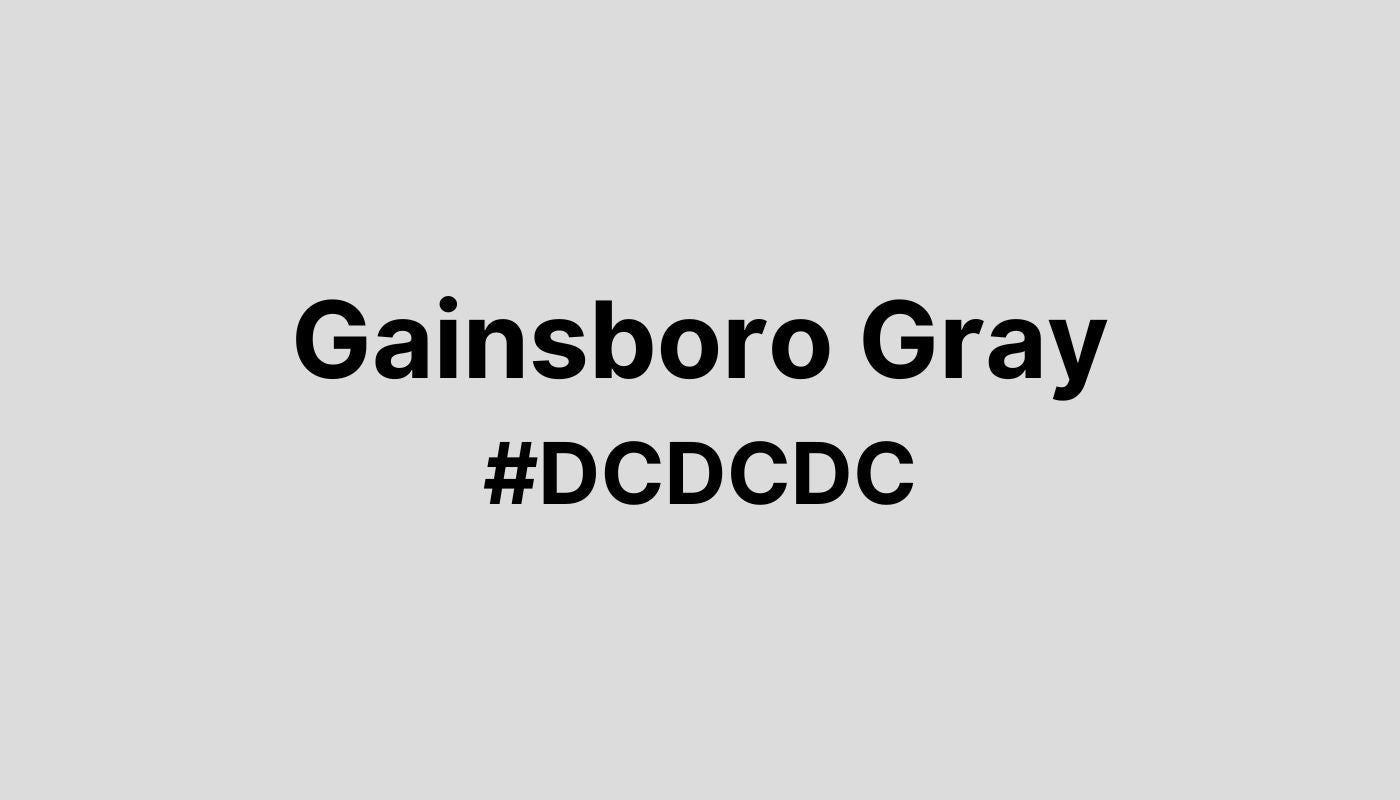 Gainsboro Gray