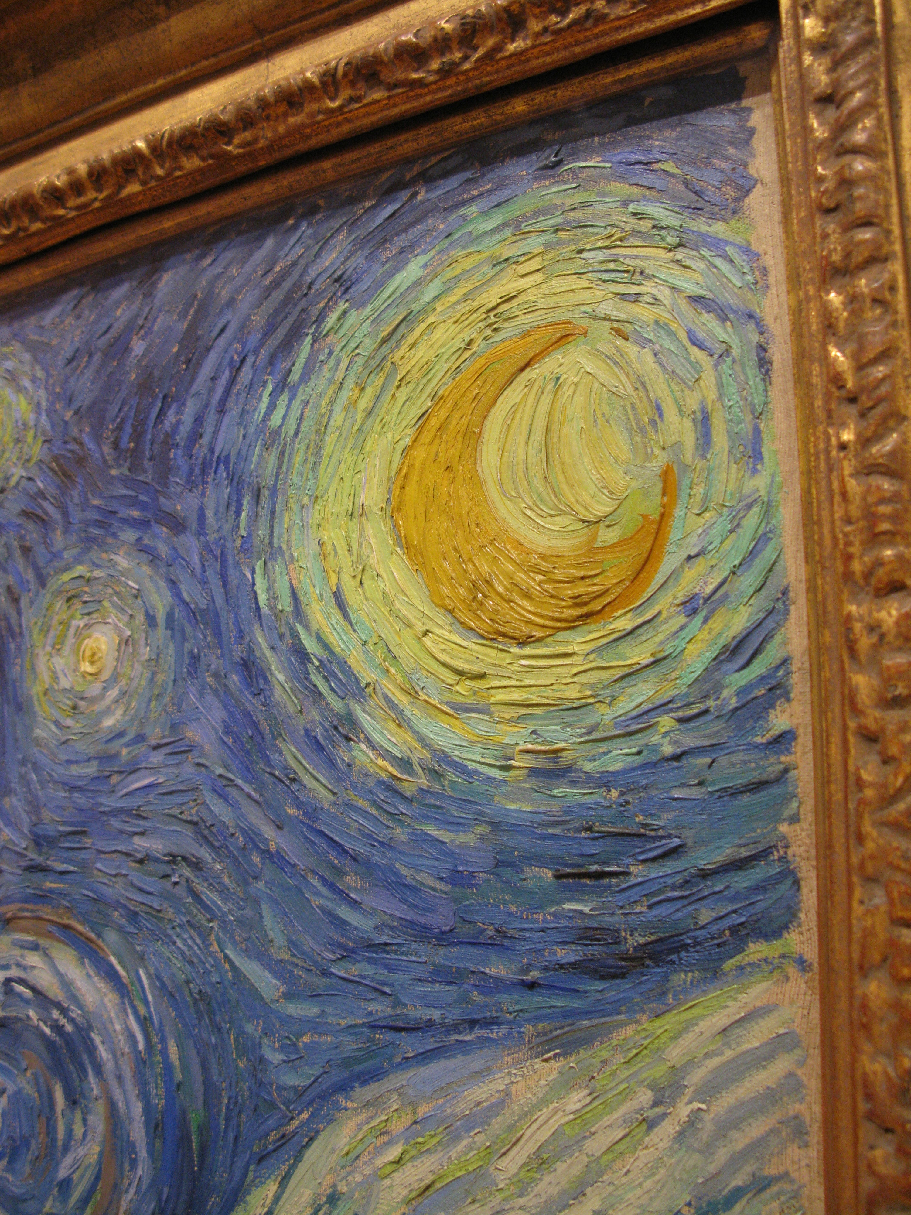 TEXTURED PAINTINGS BY VAN GOGH AND JACKSON POLLACK