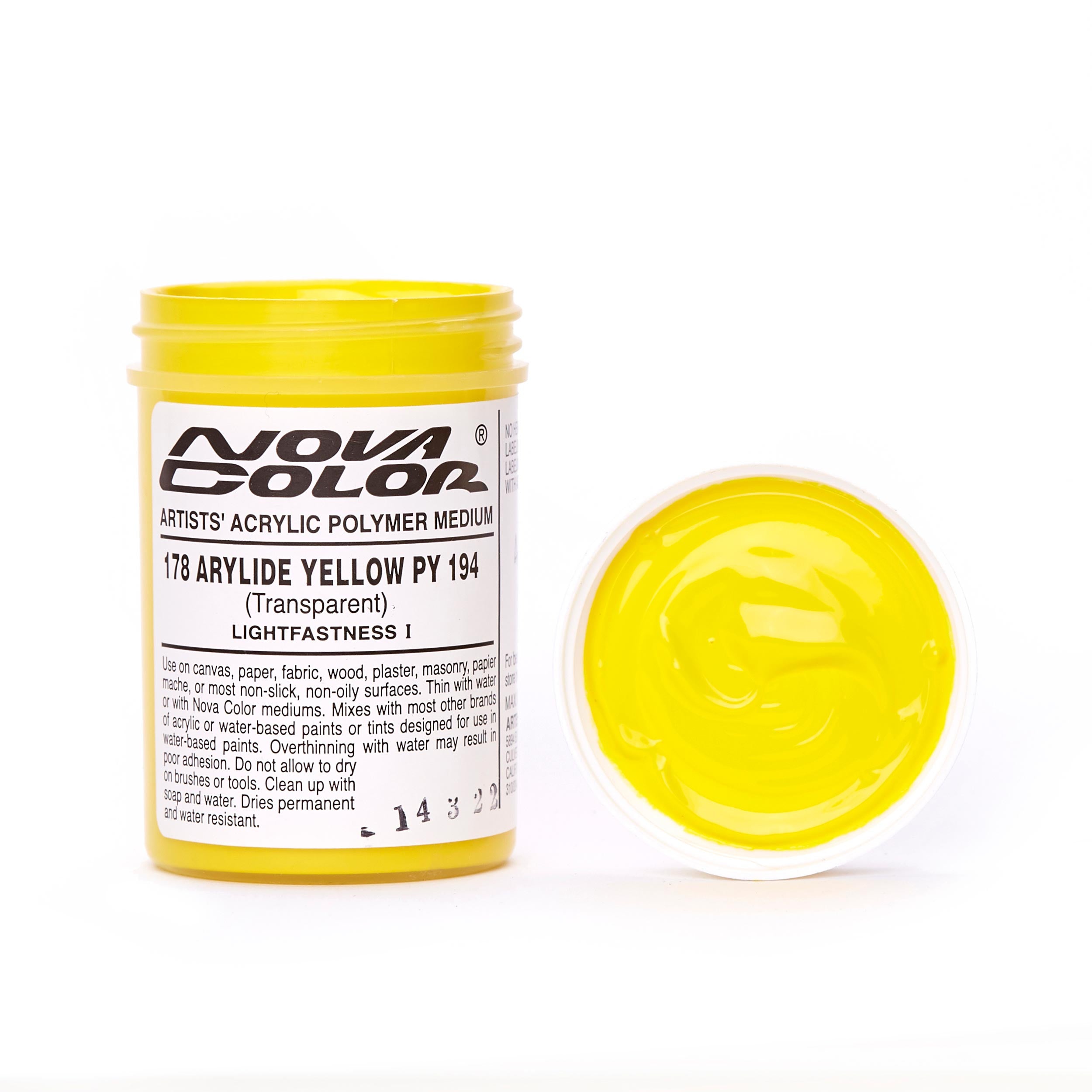 #102 Cadmium Yellow Medium - Lightfastness: | ** - Opaque