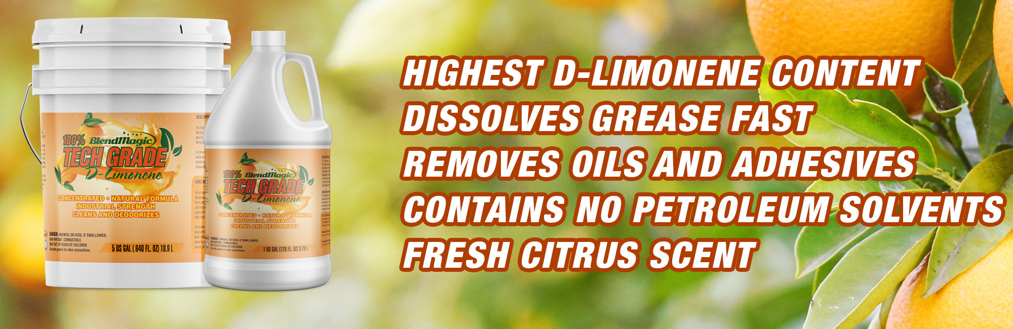 Tech Grade D-Limonene Orange Oil