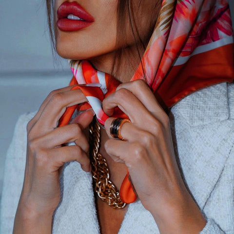 foulard moderno tropicale mesmè donna