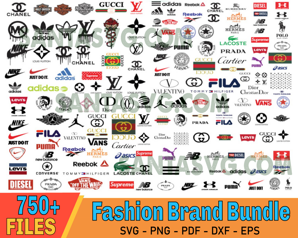 Mega Brand Logo Bundle, Sport Logo Svg, nike, Logo Svg Bundle, Fashion Svg,  Brand Logo Svg, under armour svg.