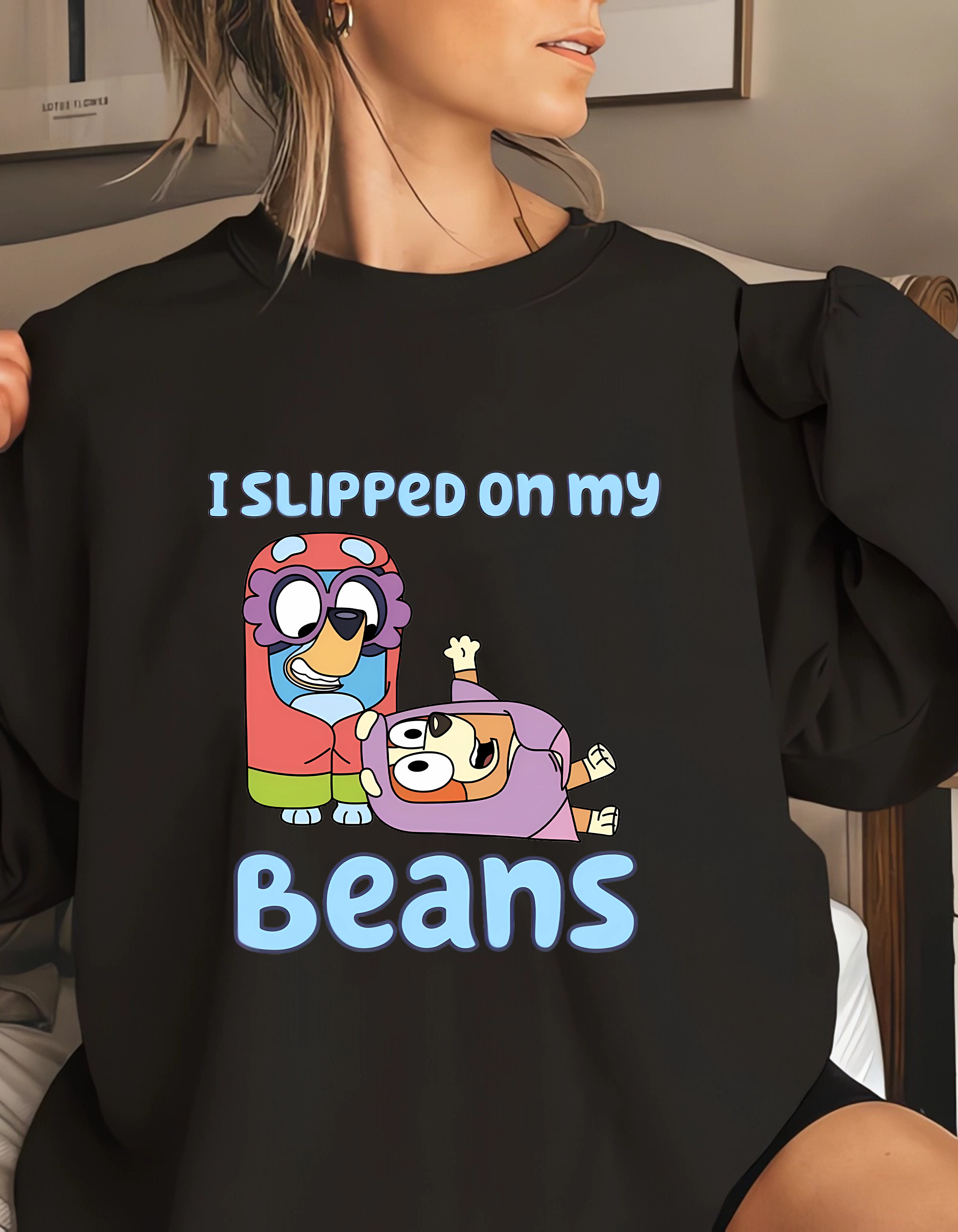 Bluey Birthday T-Shirt I Slipped On My Beans Funny Blue Birthday Shirt -  iTeeUS