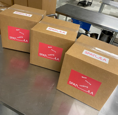 SPATULA’s original shipping boxes