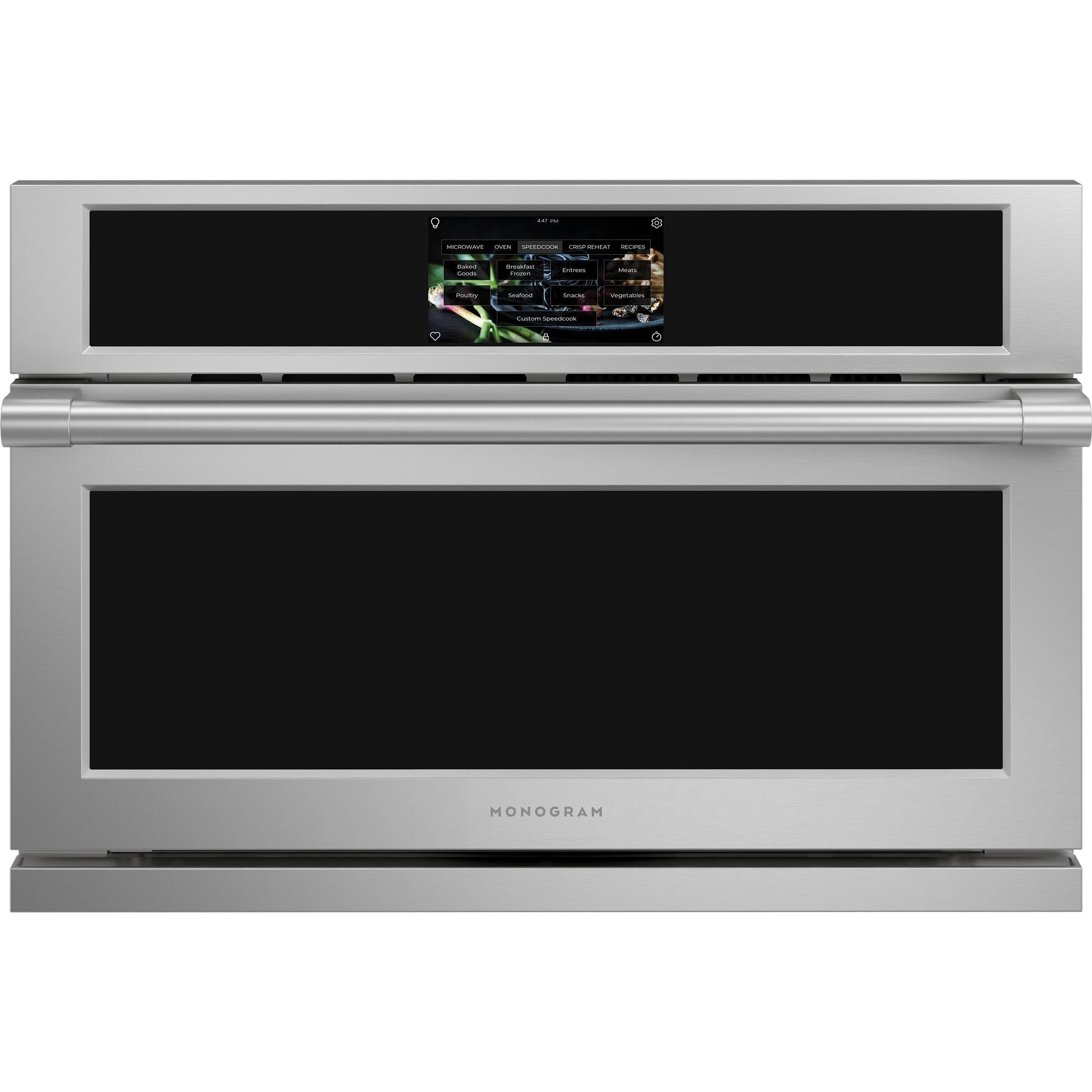 Monogram 30-inch, 1.70 cu. ft. Statement Five-in-One Wall Oven with 240V Advantium® Technology ZSB9232VSS