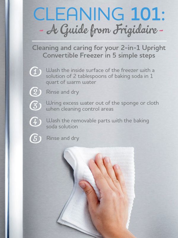 Cleaning from Frigidaire 101