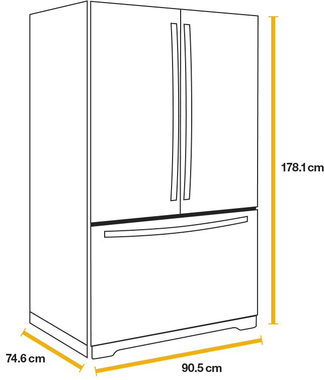 What's the average fridge size? Find the perfect fit with our guide.