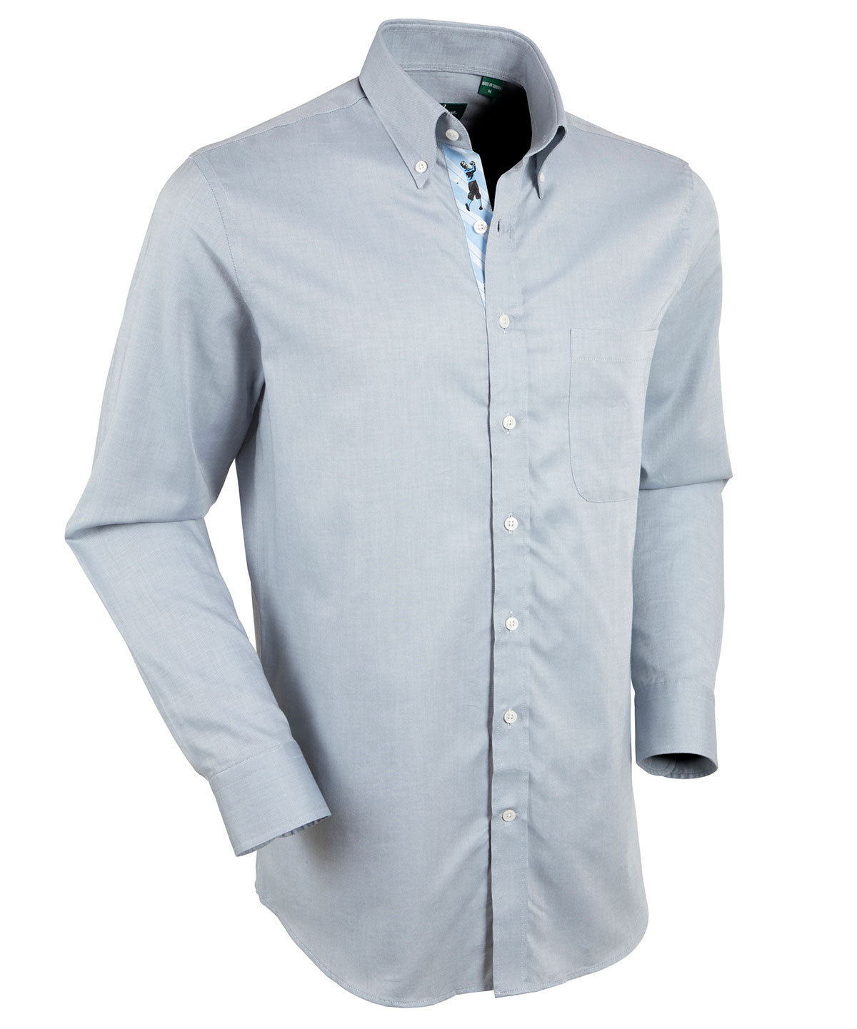 Signature 100% Cotton Oxford Button-Down Short Sleeve Shirt - Bobby Jones