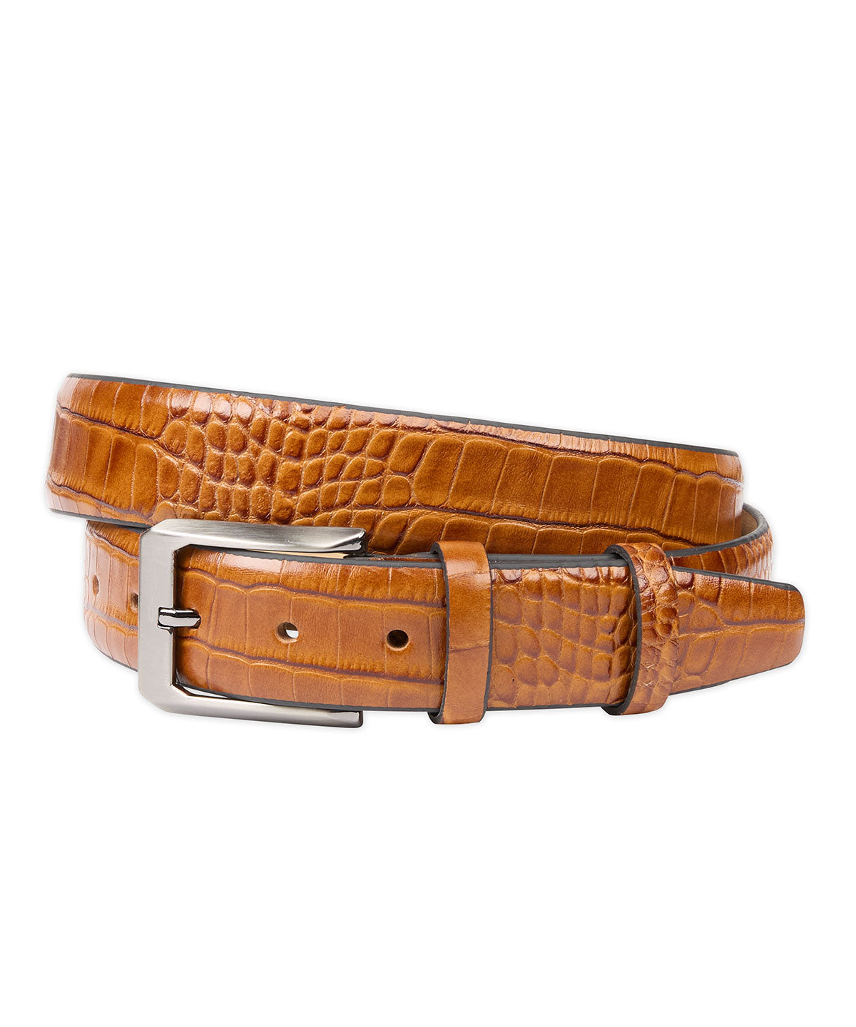 Embossed Croc Calf Belt - Bobby Jones