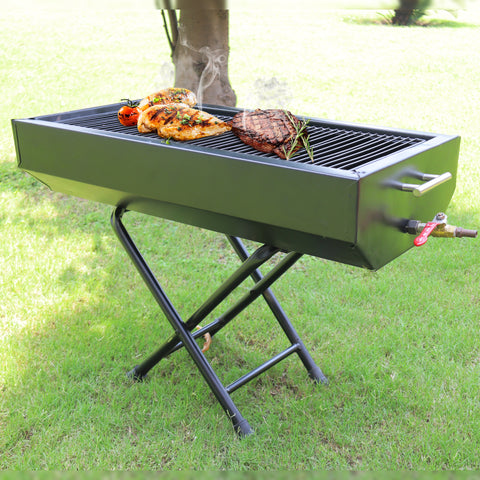 Majestic Chef BBQ Grill Charcoal - Camping Grill BBQ Grill Outdoor