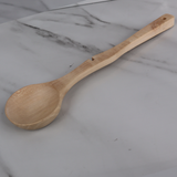 Handmade Chinar Wood / Cooking Spoon Long Handle Mixing Spatula 1 Pcs - 14 Inch