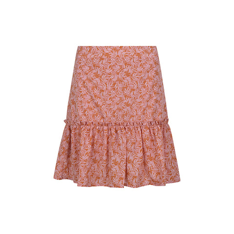 roze oranje rokje met ruffles skirt melissa lofty manner